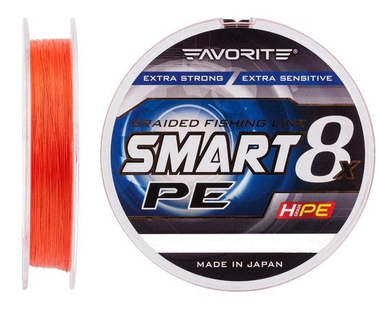 Шнур Favorite Smart PE 8x 150m (red orange)