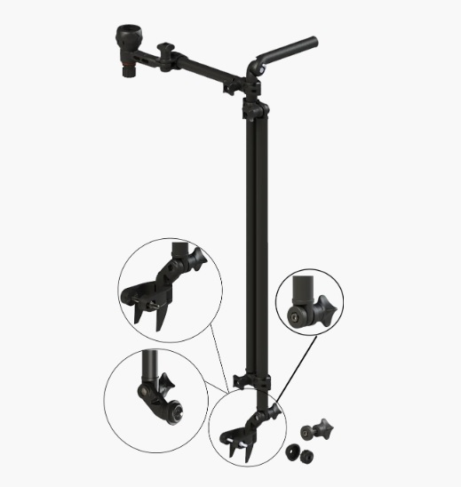 Універсальний бортовий тримач датчика ехолота FASTEN LSp1100 у зборі з замком (01.04.042.01.06)