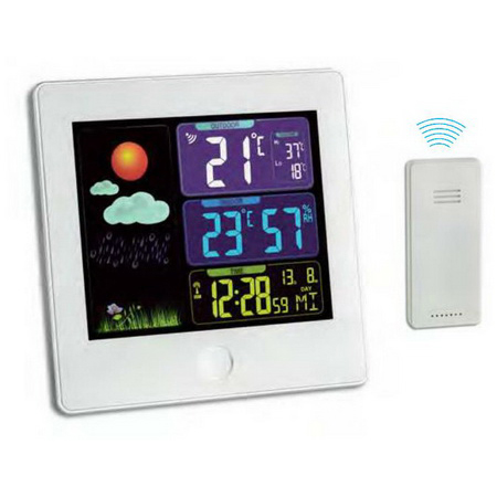 Метеостанція TFA "Sun", 120х25х120 мм, білий (35113302)