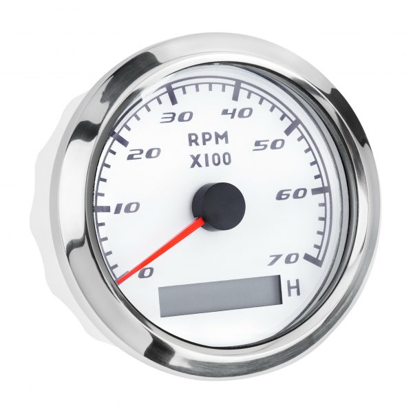 Тахометр з лічильником мотогодин I Gauge 85 мм 0-7000 RPM (WPTA270-70HW)