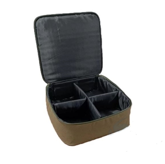 Сумка Kibas для 4 котушок 5000-10000 жорстка, колір хакі (SK-KS393814-4H)