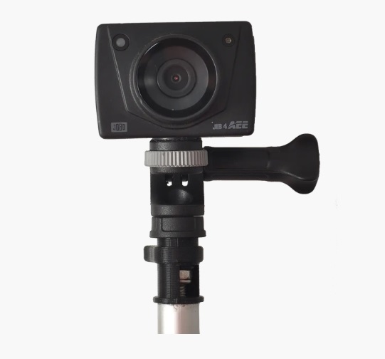 Телескопічний триступінчастий тримач екшн-камери FASTEN, довжиною 1100 мм (Ng1100) (01.05.007.01.06)