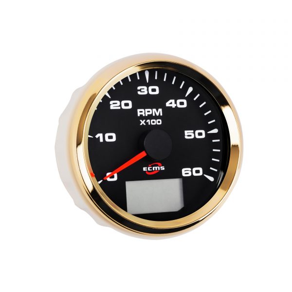 Тахометр ECMS HMH3-BG-6KL, діаметр 85мм (902-00013)