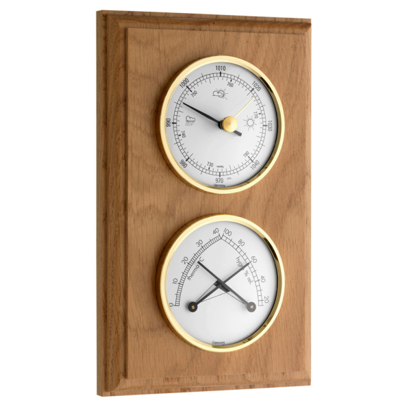 Метеостанція TFA "Modern" дуб, d=70/70 мм, 194х120х19 мм (20108701)