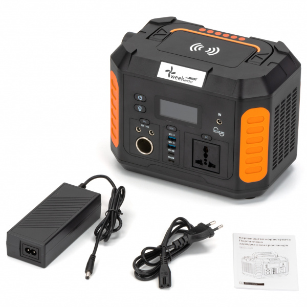 Зарядна станція Weekender by Must HBP1600TP 450WH LiFePO4 кількість циклів 5000 + ліхтар (HBP1600TP)