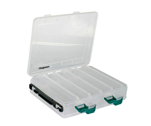 Коробка Flagman пластикова двостороння 275х150х50мм (WH1326)