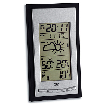 Метеостанція TFA "Diva Base", 145х80х32 мм (351068.IT)