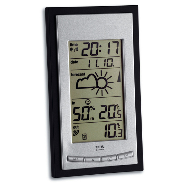 Метеостанція TFA "Diva Base", 145х80х32 мм (351068.IT)