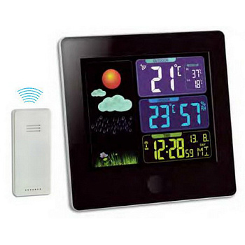 Метеостанція TFA "Sun", 120х25х120 мм, чорний (35113301)