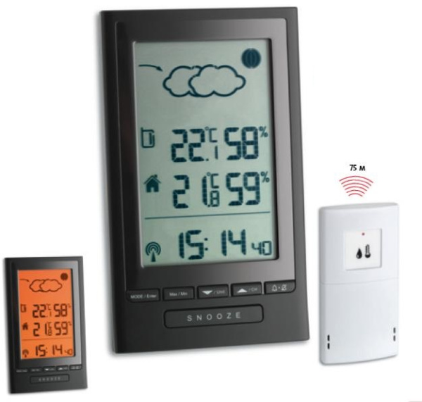 Метеостанція TFA "Modus Plus", 100x34x168 мм (351122)