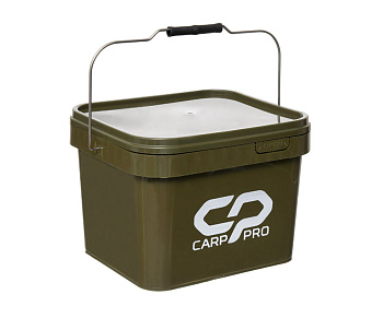 Відро прямокутне Carp Pro з кришкою 10л (CPSB10L)