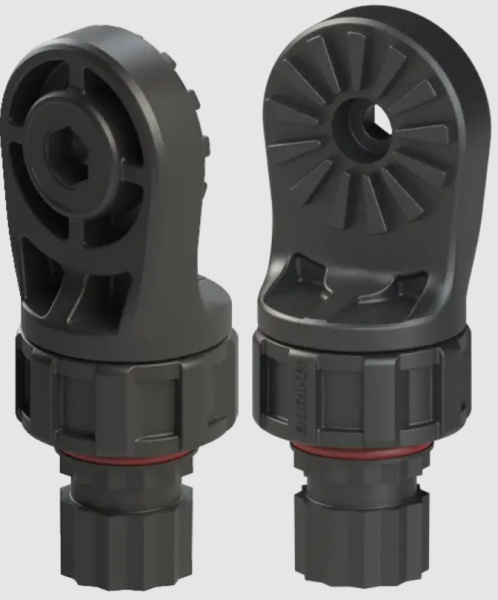 Адаптер FASTEN Ap221 чорний з системою подвійної фіксації зі шліцами 27.7° (01.17.043.01.01)