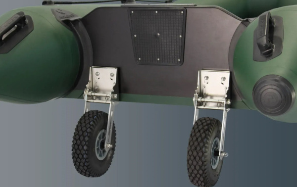 Колеса транцеві Kolibri металеві, комплект (13.017.21)