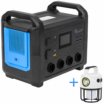 Зарядна станція Weekender by Must HBP1500 1485WH LiFePO4 кількість циклів 5000 + ліхтар (HBP1500)