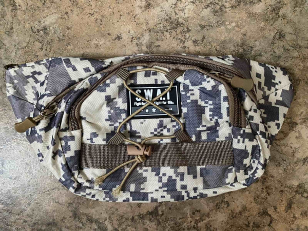 Сумка поясна (бананка) S.W.A.T. 25x13x10 см (ХY-2203-1)