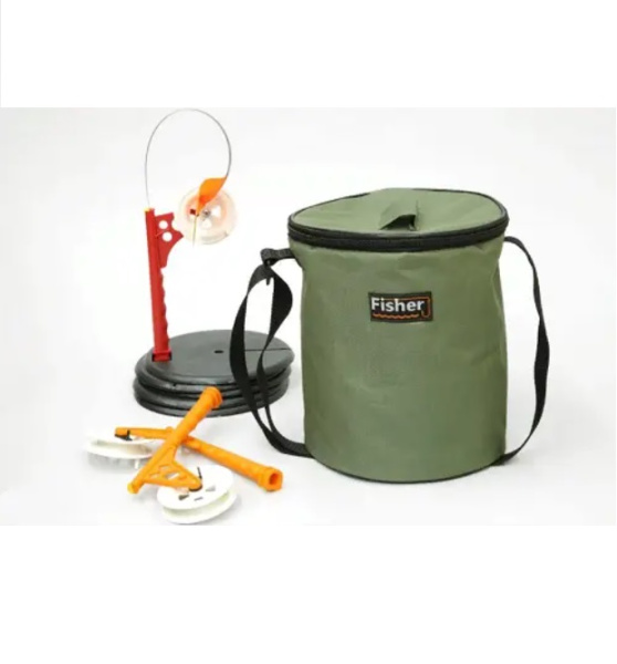 Сумка для жерлиць Fisher кругла (К-042)