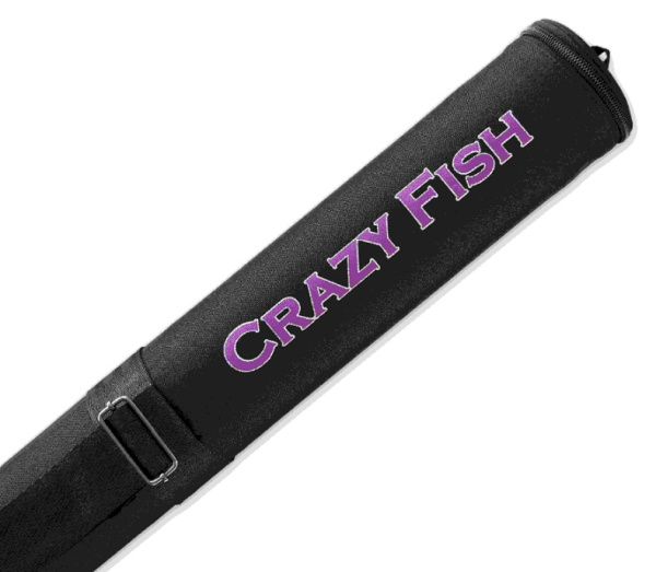 Тубус для вудлища жорсткий Crazy Fish 7.5 см