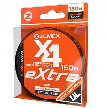 Шнур Zemex Extra PE X4 150м