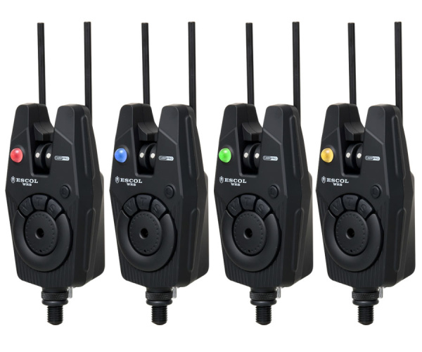Набiр електронних сигналiзаторiв клювання Carp Pro Escol WRS 4+1 (6920-004)