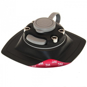 Замок та монтажний ПВХ майданчик FASTEN 110×110 мм з 3M VHB скотчем (FMs224) (01.01.004.01.01)