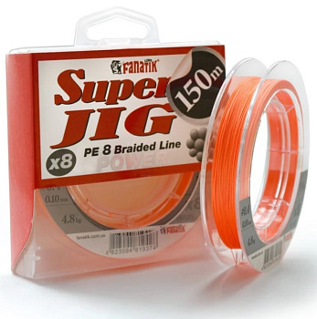 Шнур Fanatik Super Jig PE X8 150 m Orange
