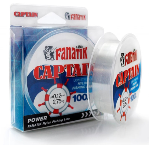 Волосінь Fanatik Captain Nylon 100 m  Діаметр 0,12 мм (LNF100012)