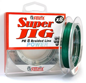Шнур Fanatik Super Jig PE X8 100 m Green