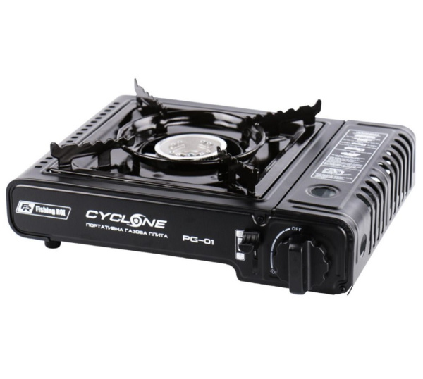 Плита газова портативна FR PG-01 кейс + перехідник, чорний (951-03-B)