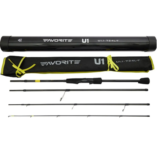 Спінінг Favorite U1 724L-T 2.18m 3-12g Fast (4 част.) (1693.07.74)