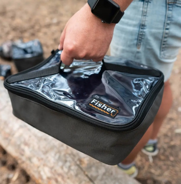 Органайзер для снастей Fisher з прозорою кришкою 7.5 л (К-108)