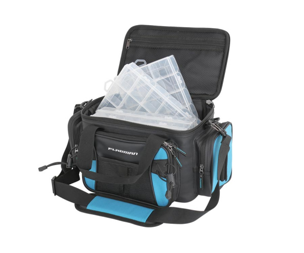 Сумка спінінгова Flagman Lure Bag з 4 коробками 41x25x20см (FLB412520)