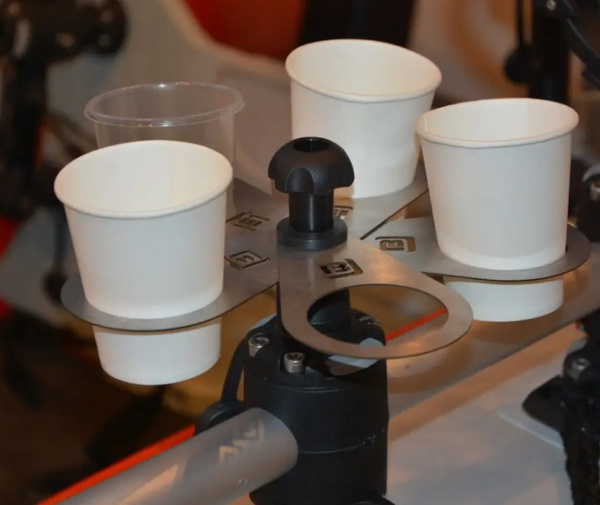 Тримач склянок FASTEN складаний з нержавіючої сталі (Ch221) (01.07.002.01.01)