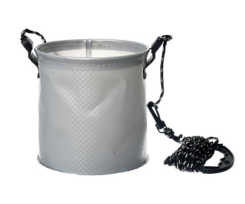 Вiдро для води з мотузкою кругле Flagman Gray Eva Bucket Round 5л (FGEVA006)
