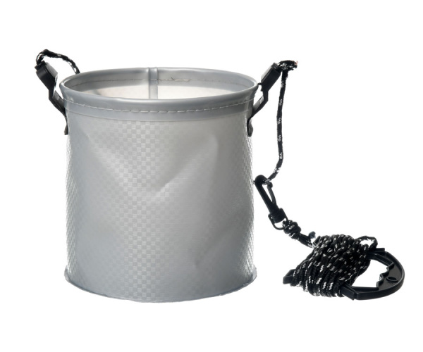 Вiдро для води з мотузкою кругле Flagman Gray Eva Bucket Round 5л (FGEVA006)