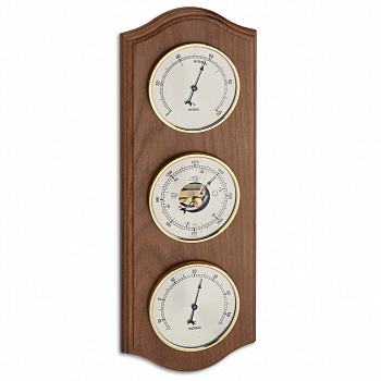Метеостанція TFA "Classic" дуб, d=80/80/80 мм, 338х122х40 мм (20107601B)