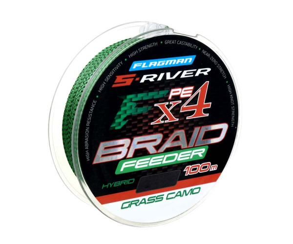 Шнур Flagman S-River Feeder Braid X4 100м