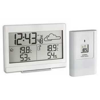 Метеостанція TFA "Casa", 141x48x100 мм, біла (35113502)