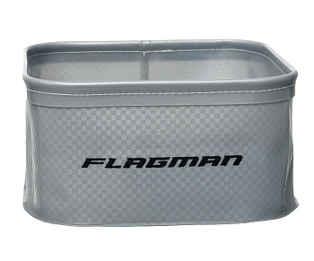 Ємнiсть для замiсу прикормки Flagman EVA Gray Woven 18.5x18.5x11см (FGEVA001)