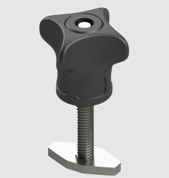 Чотиригранна пластикова ручка FASTEN Kn226 з Т-болтом (01.17.019.01.01)