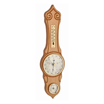 Метеостанція TFA "Sheraton" дуб світлий, d=93/50 мм, 418х38х108 мм (20106002)