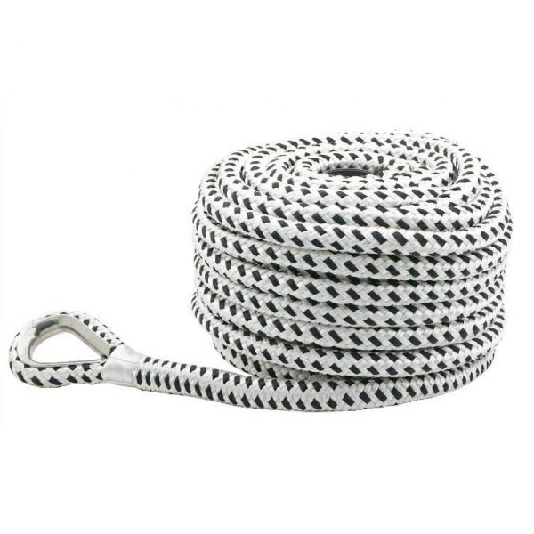 Мотузка RYE поліестер з коушем 12мм х 50м (7861250)