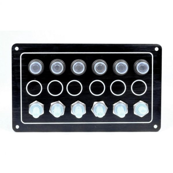 Панель AAA на 6 перемикачів (10062-BK)