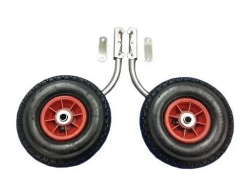 Транцеві колеса Технопарус КТ-10НК нержавійка круглий автомат швидкоз’ємні