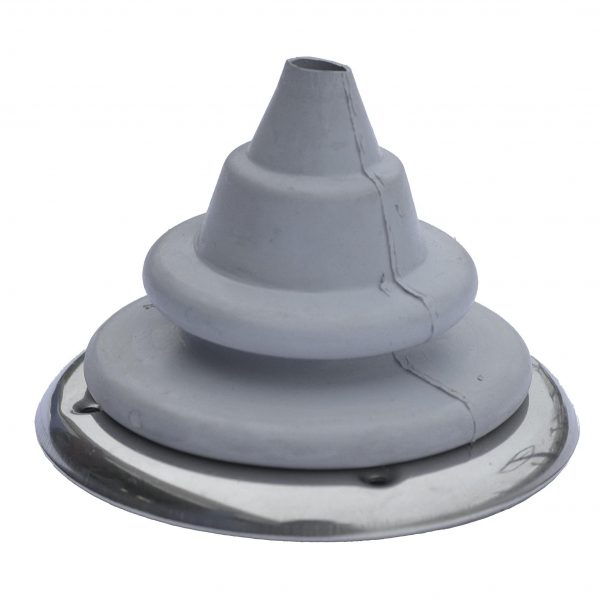 Втулка для проведення тросу Osculati з мет. манжетою, сіра (03.411.00)