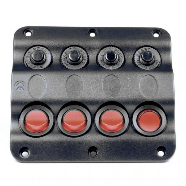 Панель AAA на 4 перемикачі (10024-BK)