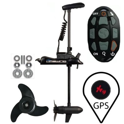 Човновий електромотор Haswing CaymanB 80Lbs GPS чорний (HE-50739-183_BY)