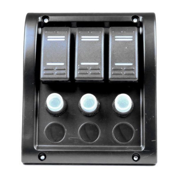 Панель AAA на 3 перемикачі (10013-BK)
