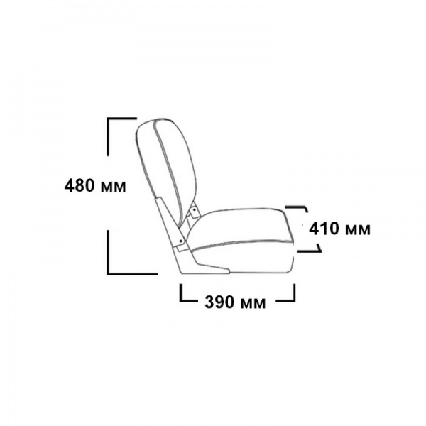 Сидіння Springfield пластикове складане, болотистий дуб (1040627)