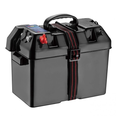 Ящик акумуляторний Easterner з USB та вимикачами 60A+10А (C11517-1)