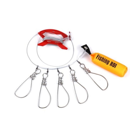 Кукан Fishing Roi з поплавком на 5 карабінів (808-11-05)